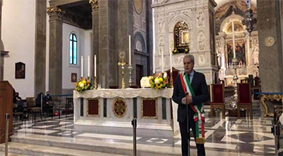 Celebrata questa mattina messa in ricordo di Gigi Proietti e Giorgio Capitani, entrambi cittadini onorari viterbesi