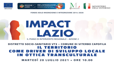 Impact Lazio, domani la presentazione dei risultati della ricerca-azione
