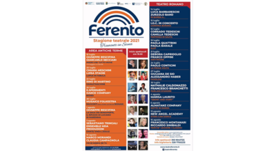 56esima stagione estiva di Ferento – Tramonti in scena – venti spettacoli dal 14 luglio al 16 agosto