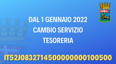 Dal 1 gennaio 2022 cambio servizio tesoreria comune di Viterbo, info sul sito istituzionale