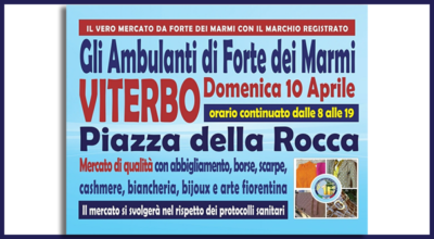 Domenica 10 aprile torna il mercato di Forte dei Marmi a piazza della Rocca
