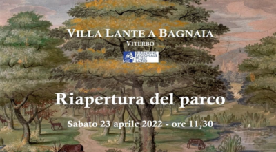 Sabato 23 aprile, riapertura del Parco di Villa Lante a Bagnaia