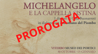 Prorogata la mostra dei bozzetti di Michelangelo Buonarroti ospitata al Museo dei Portici