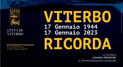 Martedì 17 gennaio, Viterbo ricorda tutte le vittime dei bombardamenti su Viterbo