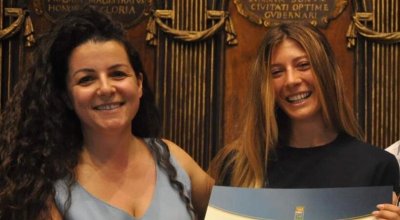 Le congratulazioni della sindaca Frontini alla campionessa italiana Ludovica Delfino