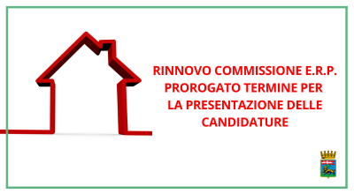 Rinnovo commissione E.R.P., prorogato al 20 aprile il termine per la presentazione delle candidature
