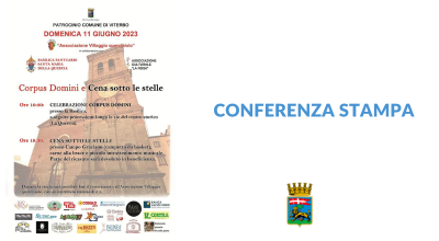 Presentazione Corpus Domini e Cena sotto le stelle. Mercoledì 7 giugno ore 15, Cappella Palatina di Palazzo dei Priori