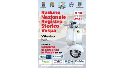 Raduno Nazionale Registro Storico Vespa, 9 e 10 settembre, piazza San Lorenzo