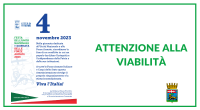 Festa dell’Unità Nazionale e Giornata delle Forze Armate, attenzione a divieti di sosta e viabilità in centro sabato 4 novembre