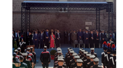 210° Anniversario Fondazione Arma Carabinieri, la sindaca Frontini alla cerimonia in piazza San Lorenzo