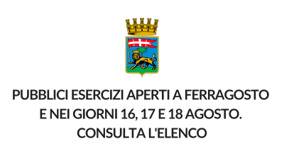 Pubblici esercizi aperti a Ferragosto e nei giorni 16, 17 e 18 agosto, consulta l’elenco