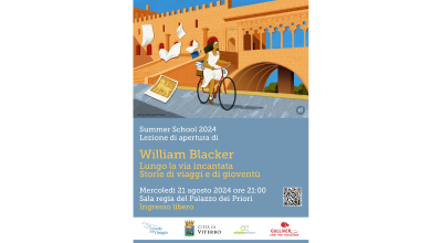 Summer school 2024, la Scuola del Viaggio fa tappa a Viterbo. Il 21 agosto William Blacker a Palazzo dei Priori