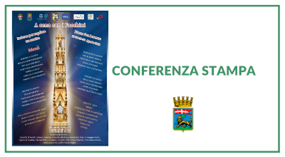 Conferenza stampa Cene in piazza. Giovedì 22 agosto, ore 12 – sala consiliare di Palazzo dei Priori