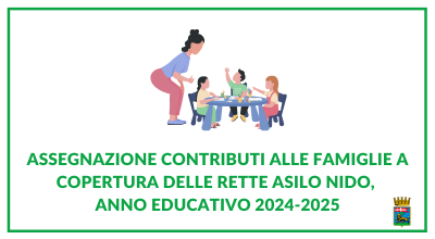 Assegnazione contributi alle famiglie a copertura delle rette asilo nido, anno educativo 2024-2025: online l’avviso pubblico