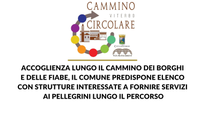 Accoglienza lungo il Cammino dei Borghi e delle Fiabe, il Comune predispone elenco con strutture interessate a fornire servizi ai pellegrini lungo il percorso