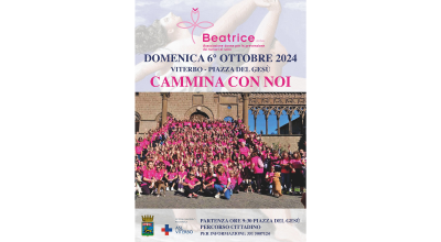 Domenica 6 ottobre torna Cammina con noi, l’iniziativa dell’associazione Beatrice onlus