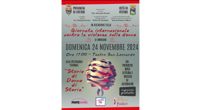 Giornata Internazionale contro la Violenza sulle Donne: “Storie di Donne di Storia” al Teatro San Leonardo