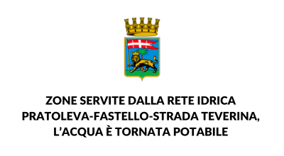 Zone servite dalla rete idrica Pratoleva-Fastello-strada Teverina, l’acqua è tornata potabile