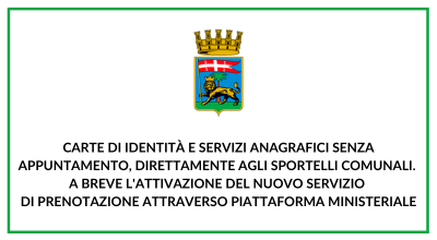 Carte di identità e servizi anagrafici senza appuntamento, direttamente agli sportelli comunali. A breve l’attivazione del nuovo servizio di prenotazione attraverso piattaforma ministeriale