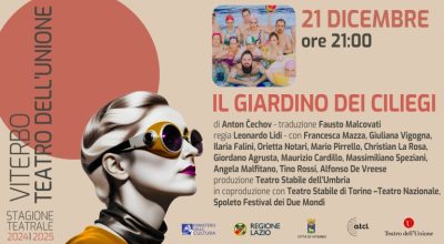 Domani 21 dicembre al Teatro dell’Unione, Il Giardino dei ciliegi